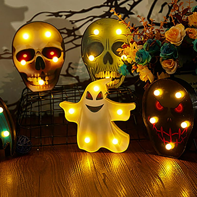 Led Pumpkin Cute Halloween Neon Signs Night Lights,Fall Desk Decor ...