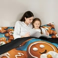 thumbnail image 4 of Manfei Cute Gingerbread Bedding Comforter Set 7pcs for Boys Girls, Merry Xmas King Bedding Sets, Christmas Theme Bed Sheets, Super Cozy Room Decor, 4 of 8
