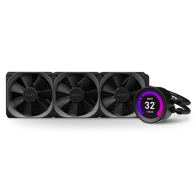 NZXT Kraken Z Series RL-KRZ73-01: RGB PC Computer Liquid Cooler with Water  Radiator Fan System - Walmart.com