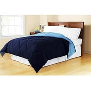 Angle View: Mainstays Twin or Twin XL Reversible Comforter, 1 Each