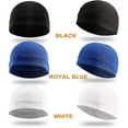 thumbnail image 7 of 3 Pack Cooling Skull Cap Helmet Liner Sweat Wicking Cycling Running Hat for Men Women, 7 of 7