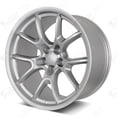 thumbnail image 3 of Set of 20" Satin Silver Flow Forged Anniversary Style Wheels for Dodge Charger or Challenger Widebody (20x11, Minus 2.5mm Offset), 3 of 7