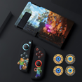 thumbnail image 1 of Protective Case Set for Switch and Joy-Con Controllers, Minecraft Theme, 1 of 1