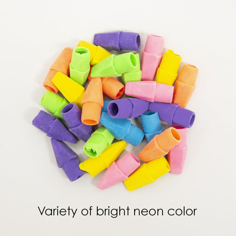 Eraser Caps, 24 count, Asssorted Colors