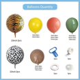 thumbnail image 2 of Jungle Forest Balloons 174 Pieces Green Birthday Arch Kit Leaves Party Garland Decoration Tropical Palm Tree Confetti Latex Balloons Boys Girl Safari, 2 of 5