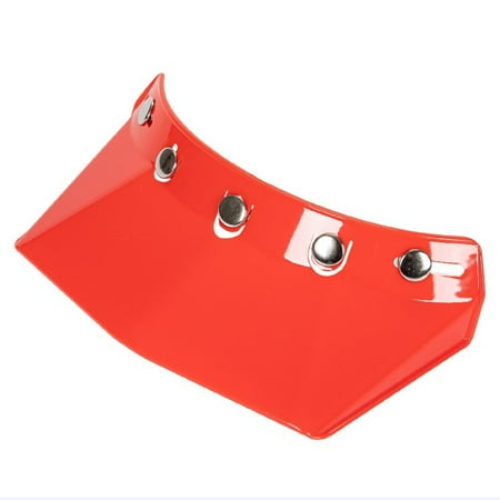 OWSOO Universal 5-Snap Visor for Open Face Motorcycle Helmet Wind Flip