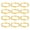 Golden 12pcs, variant on Ruanlalo 12Pcs Golden Napkin Rings Metal Circle Design Napkin Holders Buckles Family Dinner Wedding Party Table Decoration