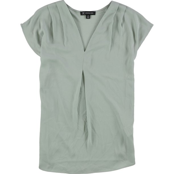 Blusa con pliegues invertidos I-N-C Antiquesage XL