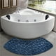 thumbnail image 3 of Alfombra de baño de espuma, tapete de baño con relieve, absorbente, lavable, antideslizante, grueso, suave y cómodo, ideal para zonas de alto tránsito, decoración del hogar, piso de baño,, 3 of 9