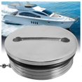 thumbnail image 4 of Boat Deck Fill Filler Replacement Cap with Chain Stainless Steel Fuel Water, 4 of 5