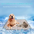 thumbnail image 2 of Big Pet Ice Silk Pad Dog Cat Pad Cool Pad Cooling Supplies Car Seat Pet Diaper Mat Machine Washable Summer Breathable Cool Down ShopWise Round, 2 of 10