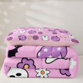 thumbnail image 5 of Feelyou Cartoon Ghost Flower Twin Comforter Sets, Cute Pink Pumpkin Bedding Set, Pink Reversible, 2pcs, 1 Comforter and 1 Pillowcase, 5 of 7