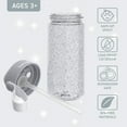 thumbnail image 3 of bentgo Plastic Water Bottle 15 oz. Silver Glitter (BGKDWB1-SL), 3 of 9