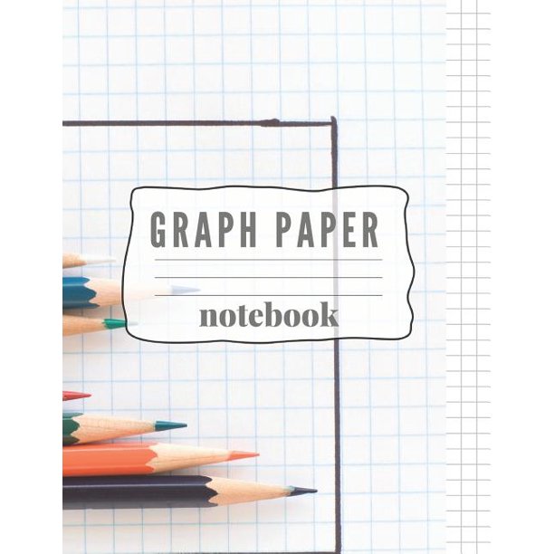 Graph Paper Notebook Graph Paper Book With 1/2 Inch Squares Perfect for Grade or High School