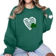 thumbnail image 4 of Sweat à Capuche Imprimé pour la Saint-Patrick, Col Rond, Manches Longues, 4 of 6