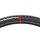 thumbnail image 1 of Volante de fibra de carbono Bling Bling tipo D con costuras rojas, 1 of 12