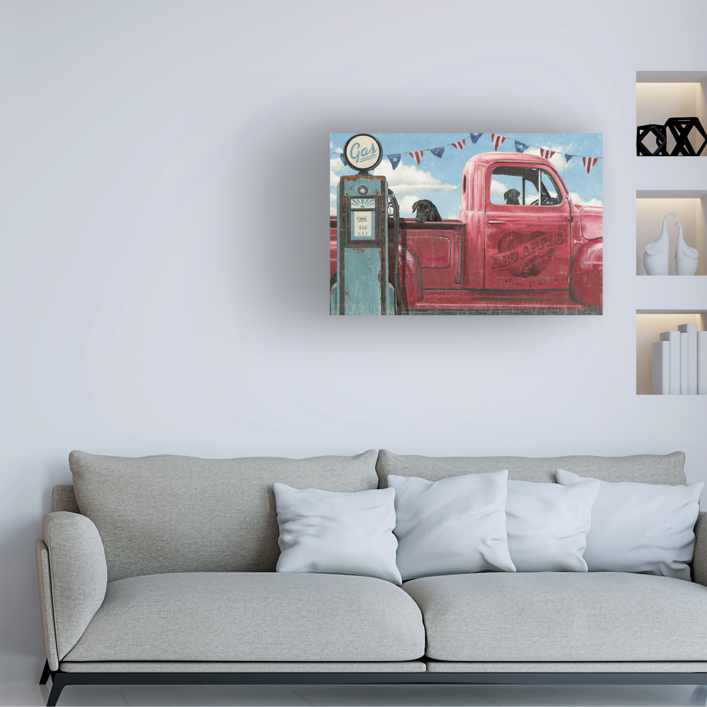 James Wiens 'Lets Go For A Ride I Crop' Canvas Art