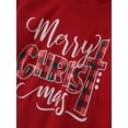 thumbnail image 6 of Merry Christmas Matching Family Sweaters Christmas Tree Letter Long Sleeve Pullover Jumper Top Ugly Shirt for Family, 6 of 7