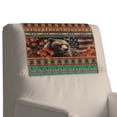 thumbnail image 7 of TSOVTHRID Recliner Headrest Protector Bear Maple Leaf Print Headrest Covers for Recliner Chair Head Protector American Flag Aztec Print Couch Recliner Headrest Protectors 17x27 Inch, 3 Pieces, 7 of 7