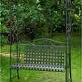thumbnail image 3 of International Caravan Mandalay Iron Arbor Bench, 3 of 4