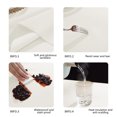 thumbnail image 4 of PU Tablecloth 59x47 Inch Rectangle | Waterproof Stain-Resistant Picnic Cloth | Durable Table Cover for Dining Table Coffee Table Party Decor | Light Blue Beige Army Green White, 4 of 6