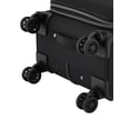 thumbnail image 4 of Wrangler 20-inch Soft-Side Expandable Rolling Carry-on with 8-Wheel System, Black, 4 of 9