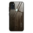 thumbnail image 1 of Galaxy A21s Case Cover (Not for A21), Allytech Wooden Texture Silicone Frame Tempered Glass Anti-scratch Wireless Charing Support Back Cover for Samsung Galaxy A21s, 1 of 5
