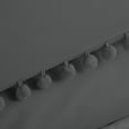 thumbnail image 5 of Unique Bargains 3 Pieces Pompoms Duvet Cover Bedding Set Queen Dark Gray, 5 of 8