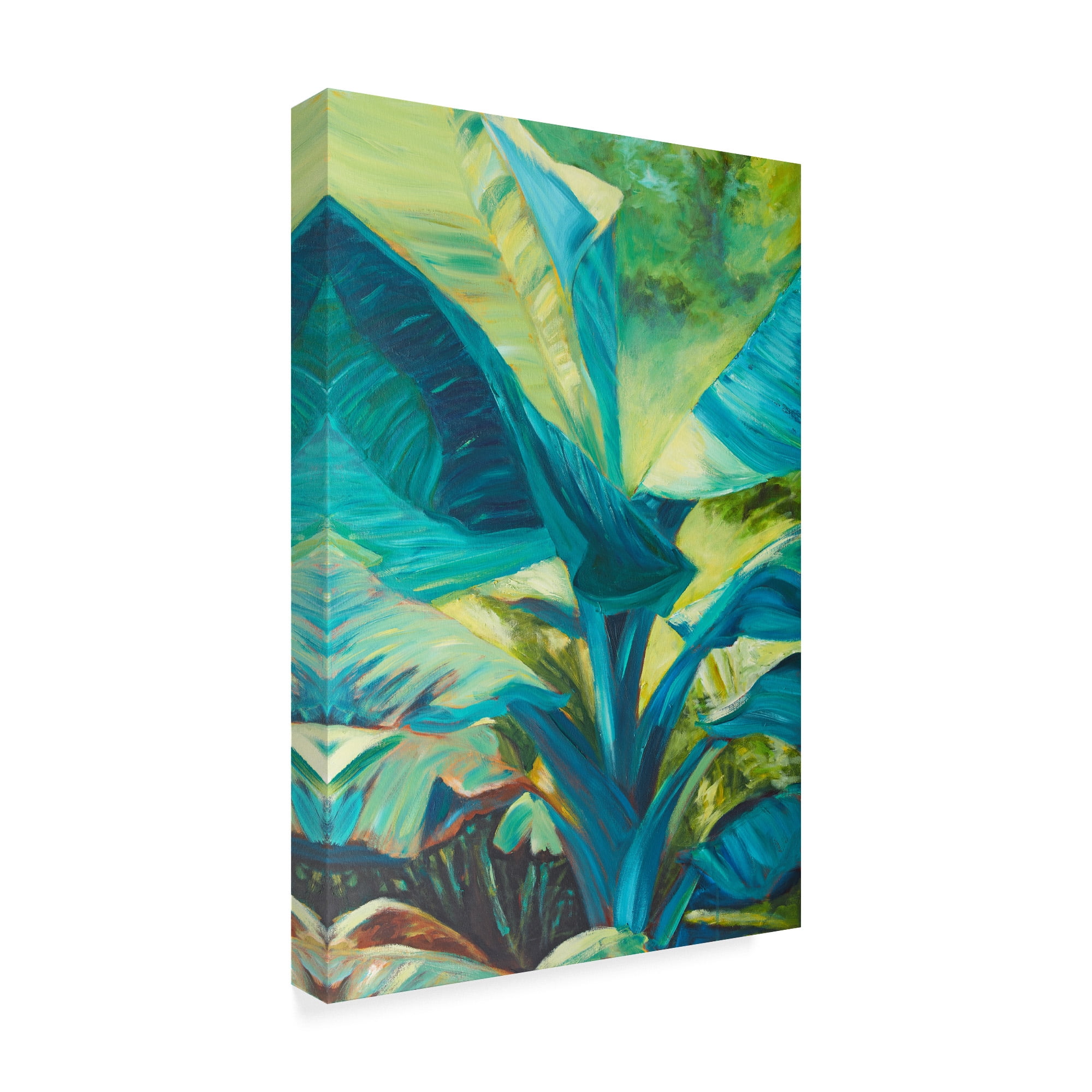 Trademark Fine Art 'Green Banana Duo I' Canvas Art by Suzanne Wilkins