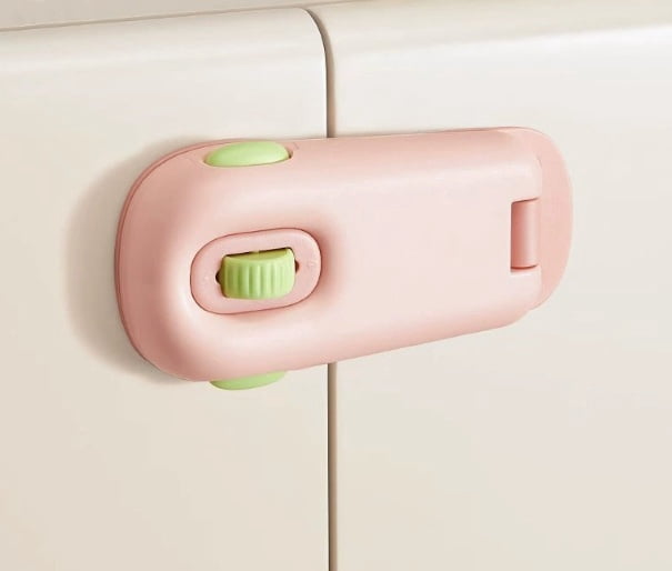 1 set of protective drawer buckles, baby anti-hand pinch cabinet door locks, refrigerator baby anti-opening multifunctional child locks, child safety locks