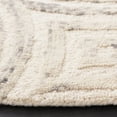 thumbnail image 3 of SAFAVIEH Trace Loew Geometric Area Rug, Grey/Ivory, 6' x 6' Round, 3 of 8