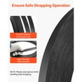 thumbnail image 5 of KFFKFF Steel Strapping Coil, 3/4 in x 0.02 in x 1640 ft, Durable Metal Banding Roll for Tough Conditions, 1700 lbs Break Strength, Heavy-Duty Pallet Strap for Secure Packing, 5 of 9