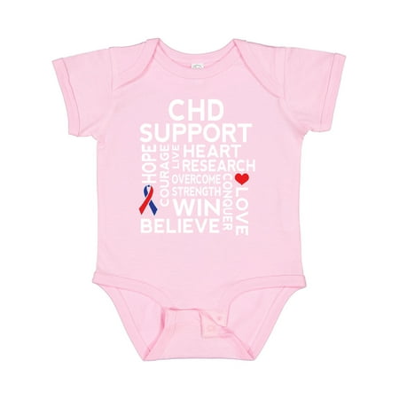 

Inktastic CHD Awareness Month Gift Baby Boy or Baby Girl Bodysuit