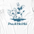 thumbnail image 3 of Disney Moana Pua And Hei Hei Play Ride Women's T Shirt (White, S-XXL), 3 of 4