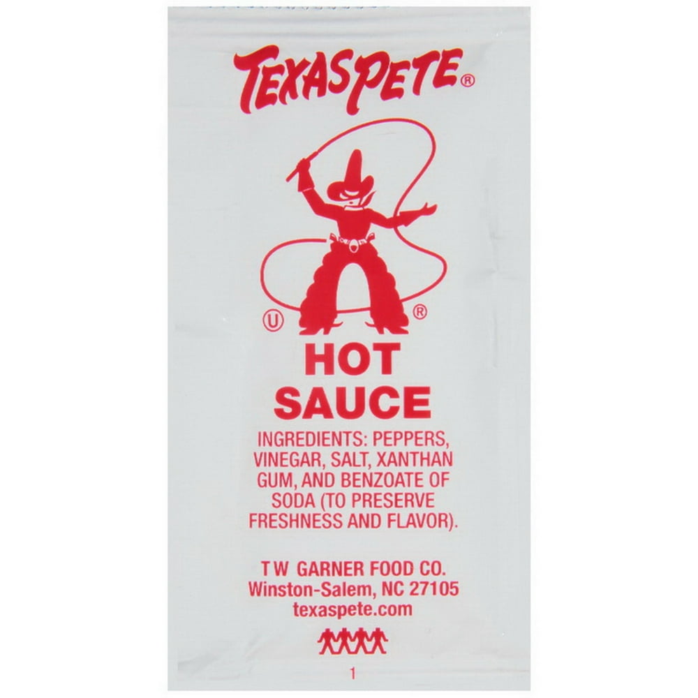 (Price/Case)Texas Pete 1.00350 200/7 Gram Texas Pete Hot Sauce Extended
