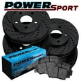 thumbnail image 1 of PowerSport Front Rear Brakes and Rotors Kit |Front Rear Brake Pads| Brake Rotors and Pads| Ceramic Brake Pads and Rotors |fits 2005 Chevrolet Silverado 1500, Silverado 1500 HD; GMC Sierra 1500 HD, 1 of 7