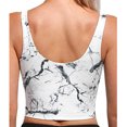 thumbnail image 3 of Lilgiuy Women Removable Padded Tank Tops Women Sleeveless Casual Printing Vest Chest Pad Movement Short Tank Tops, 3 of 4