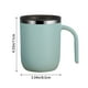 thumbnail image 2 of HANXIULIN Taza de acero inoxidable de doble capa con aislamiento térmico antiescaldaduras, multifuncional, para café, té diario, agua potable con tapa, 2 of 6