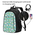 thumbnail image 2 of Yiaed Panda Bathing Print Laptop Backpack,Business Travel Durable Laptops Backpack with USB Charging Port,Water Resistant College Computer Bag, 2 of 5