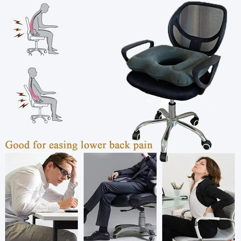 HOMCA Donut Pillow Hemorrhoid Seat Cushion for Office Chair