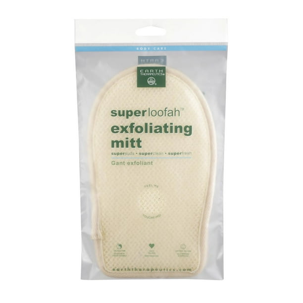 Earth Therapeutics Loofah Super Exfoliating Bath Mitt 1 Count