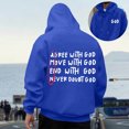 thumbnail image 1 of MHFRRA Sudadera Informal con Capucha para Hombre, de Manga Larga, con Diseño Estampado para Uso Diario, Cómoda Sudadera con Capucha para Otoño E Invierno Azul, 1 of 6