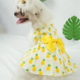 thumbnail image 6 of Cheers.US Pet Skirt Cartoon Fruit Series Pattern Dress-up Soft Cute Pet Dog Cats Princess Dress for Summer Sweet Puppy Dog Princess Dressk Skirt Doggie Dress for Dog Cat, 6 of 7