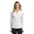 thumbnail image 1 of Sport-Tek Ladies Sport-Wick Stretch Reflective Heather 1/2-Zip Pullover. LST855, 1 of 1