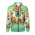 thumbnail image 7 of Cartoon Cuphead Show Teenager Hoodies Shirt Zipper Sweatshirts Hooded Hoody Clothes Coat For Boys Girls, 7 of 7