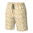thumbnail image 4 of Balery Peanuts3 Traje de Baño Estilo Hawaiano para Hombre, Shorts de Secado Rápido con Bolsillos-Medium, 4 of 6
