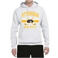 thumbnail image 2 of Wild Bobby City of Pittsburgh Hockey Fantasy Fan Sports Unisex Hoodie Sweatshirt, White, Small, 2 of 5