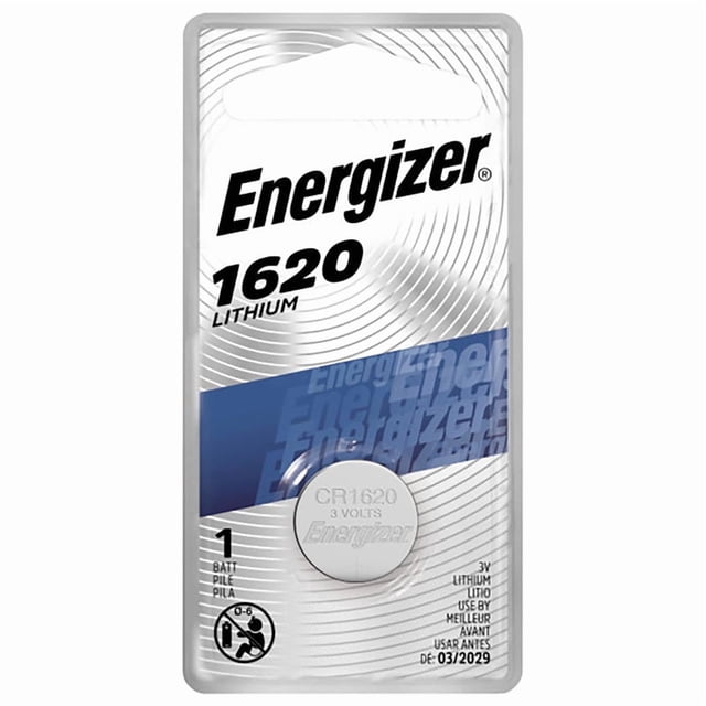 Batería Energizer Lithium 1620 3V, paquete de 1 unidad para entrada sin llave
