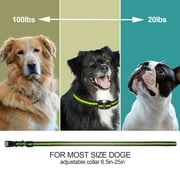 Heaflex Dog Training Collar with Remote, Electronic Shock Collar with Beep, Vibration, and Light Mode, Waterproof Electric Dog Collar for All Dogs