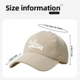 thumbnail image 4 of Hoyt Archery Corduroy Baseball Cap Classic Adjustable Sport Dad Hat Stylish Plain Trucker Casquette Hat for Men Women, 4 of 5